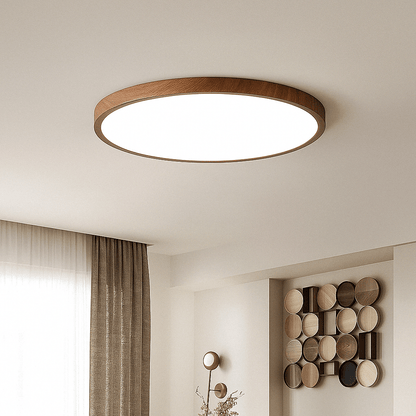 Slim Wooden Style LED Ceiling Light
