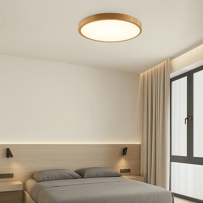 Slim Wooden Style LED Ceiling Light