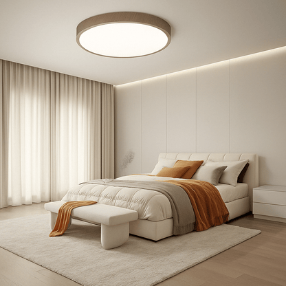Slim Wooden Style LED Ceiling Light