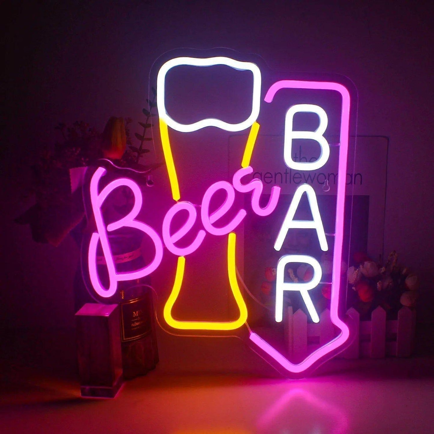 Vibrant LED Neon Bar Sign