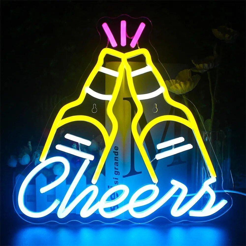 Vibrant LED Neon Bar Sign