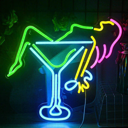 Vibrant LED Neon Bar Sign