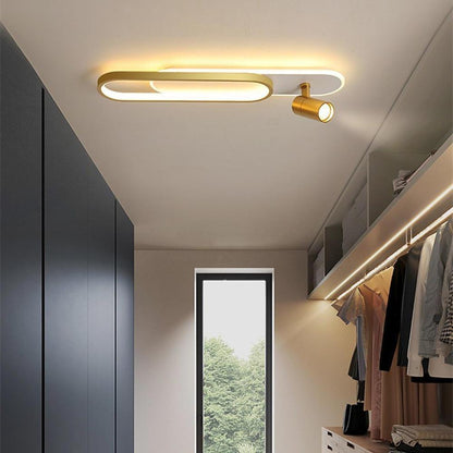 Sleek LED Rectangle Ceiling Mount Light Fixture
