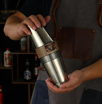 Classic Stainless Steel Cocktail Shaker Bar Tool Set