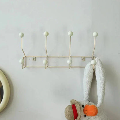 Rustic Metal Hook Set - Traditional Coat Rack for Hanging