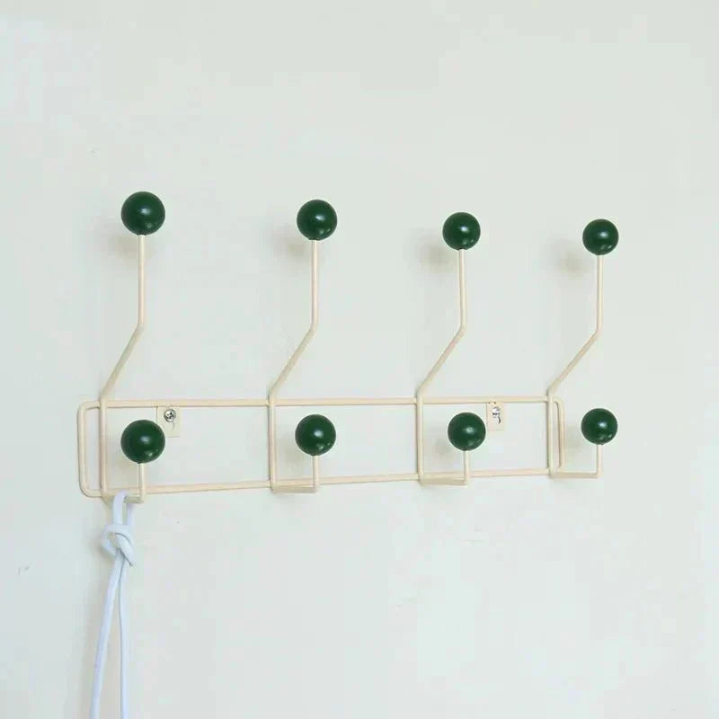 Rustic Metal Hook Set - Traditional Coat Rack for Hanging