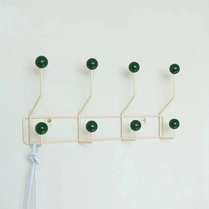 Rustic Metal Hook Set - Traditional Coat Rack for Hanging