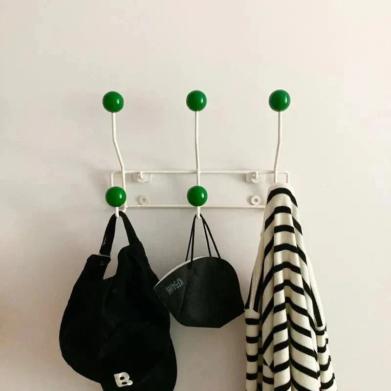 Rustic Metal Hook Set - Traditional Coat Rack for Hanging