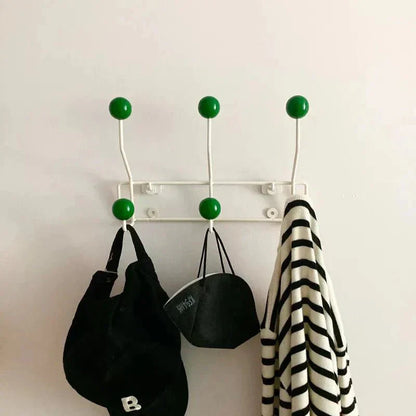 Rustic Metal Hook Set - Traditional Coat Rack for Hanging