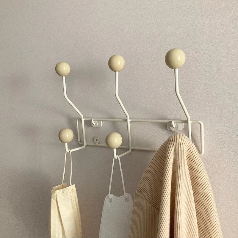 Rustic Metal Hook Set - Traditional Coat Rack for Hanging