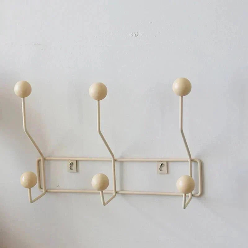 Rustic Metal Hook Set - Traditional Coat Rack for Hanging