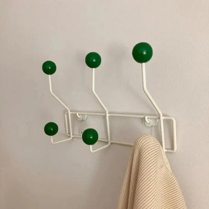 Rustic Metal Hook Set - Traditional Coat Rack for Hanging