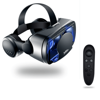 3D VR Headset with Audio and Game Controller