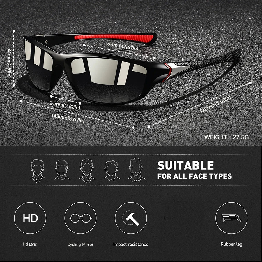 Stylish Polarized Sports Sunglasses