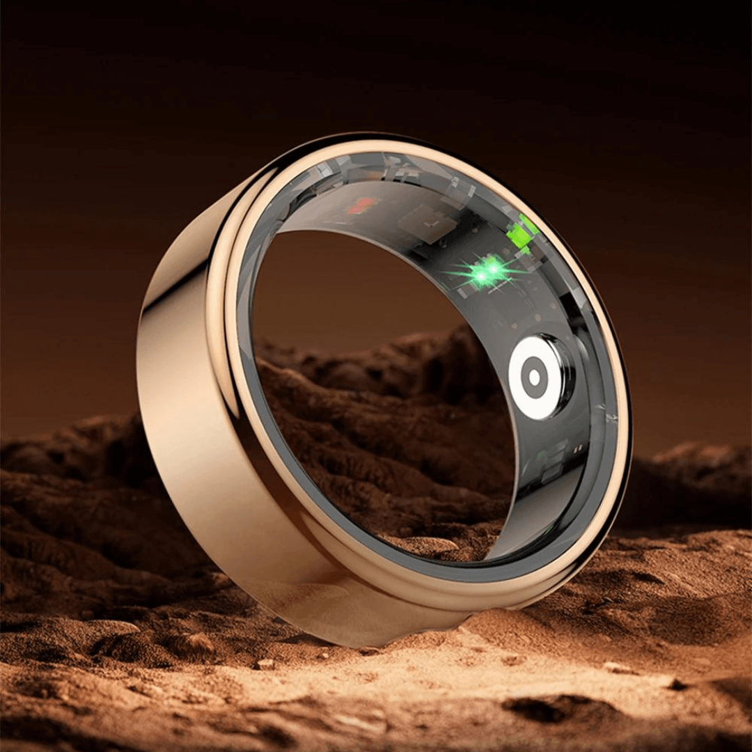 Smart Fitness Tracker Titanium Ring
