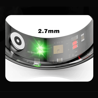 Smart Fitness Tracker Titanium Ring
