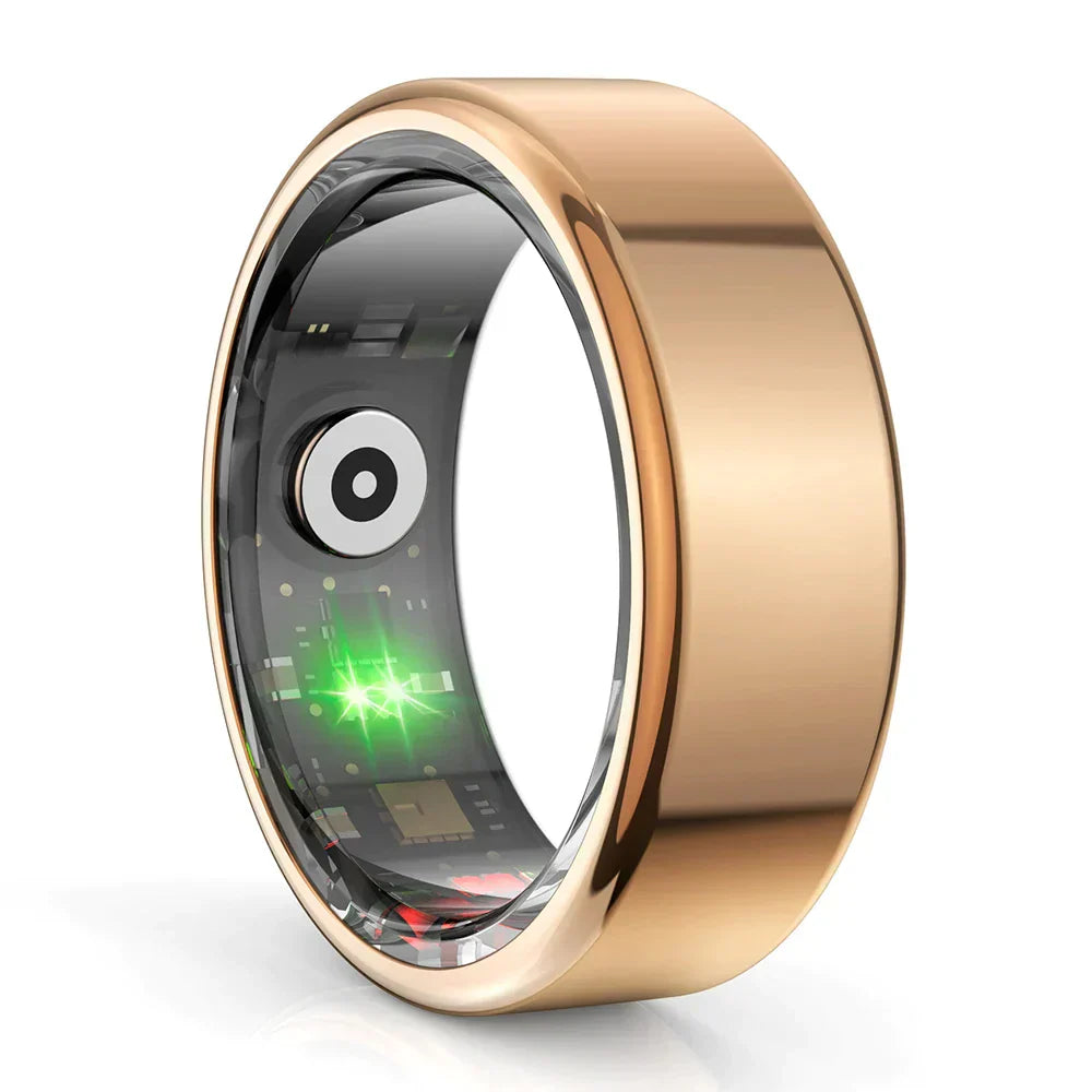 Smart Fitness Tracker Titanium Ring