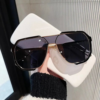 Trendy Large Square Shades with UV Protection Lenses
