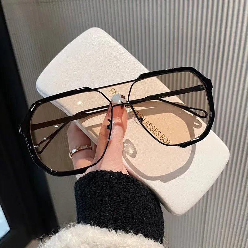 Trendy Large Square Shades with UV Protection Lenses
