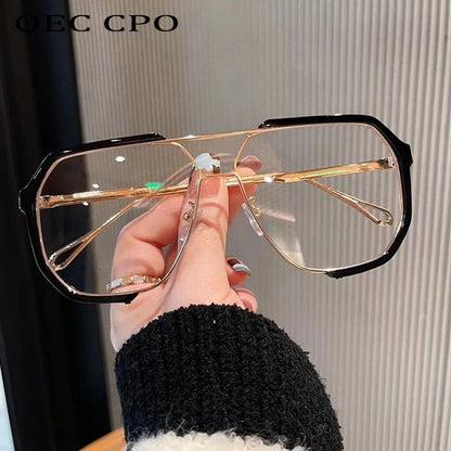 Trendy Large Square Shades with UV Protection Lenses