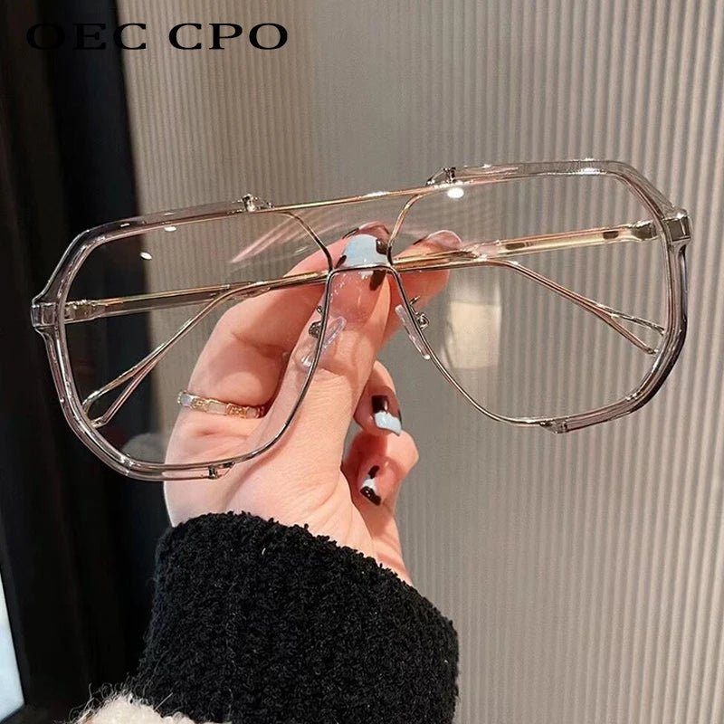 Trendy Large Square Shades with UV Protection Lenses