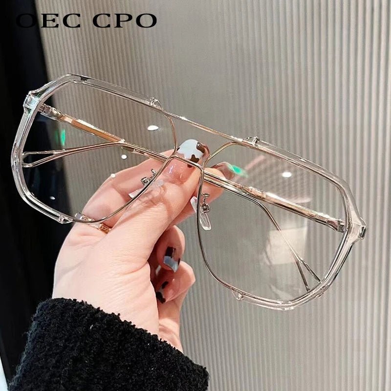 Trendy Large Square Shades with UV Protection Lenses