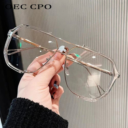 Trendy Large Square Shades with UV Protection Lenses