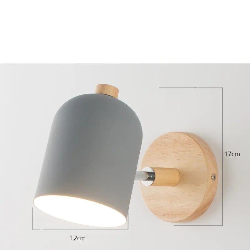 Natural Wood LED Wall Lamp