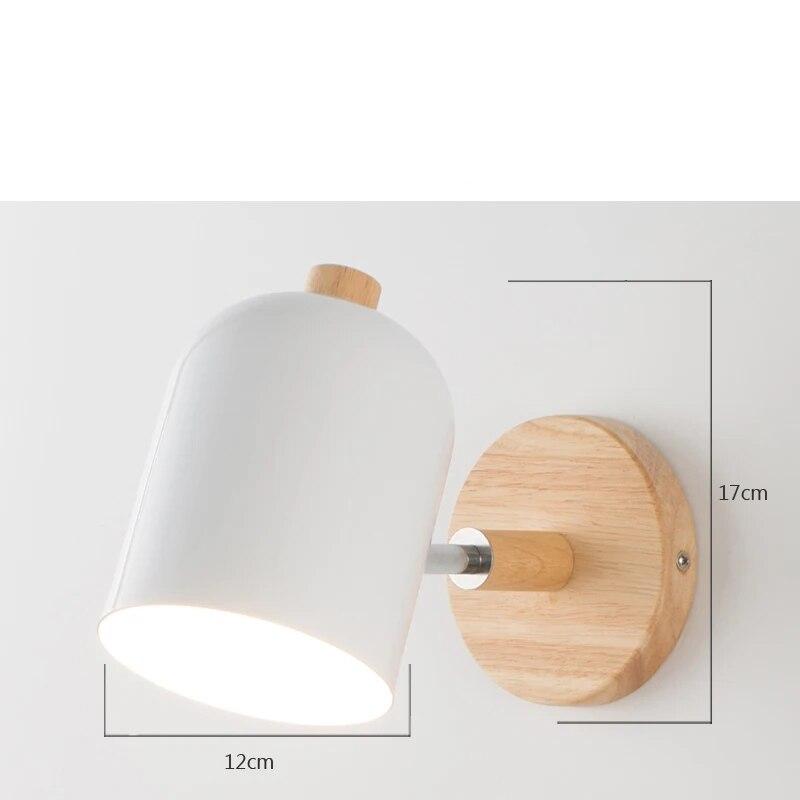 Natural Wood LED Wall Lamp