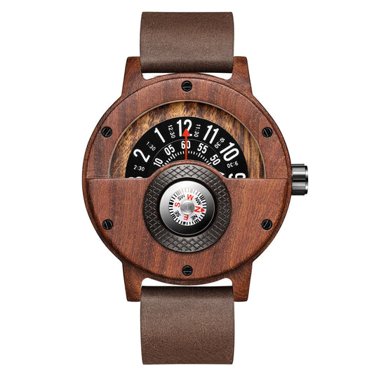 Unique Handcrafted Wooden Timepiece Watch - Cofik