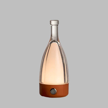 Elegant Wine Bottle Desk Lamp