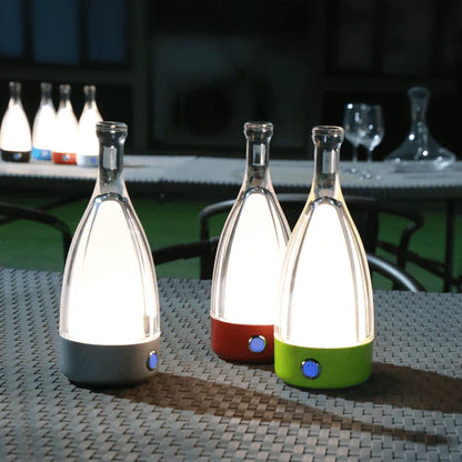 Elegant Wine Bottle Desk Lamp