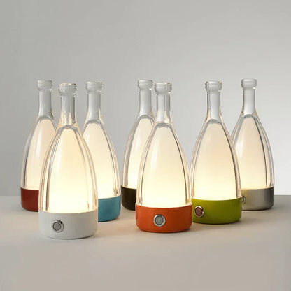 Warm Wine Bottle Desk Lamp