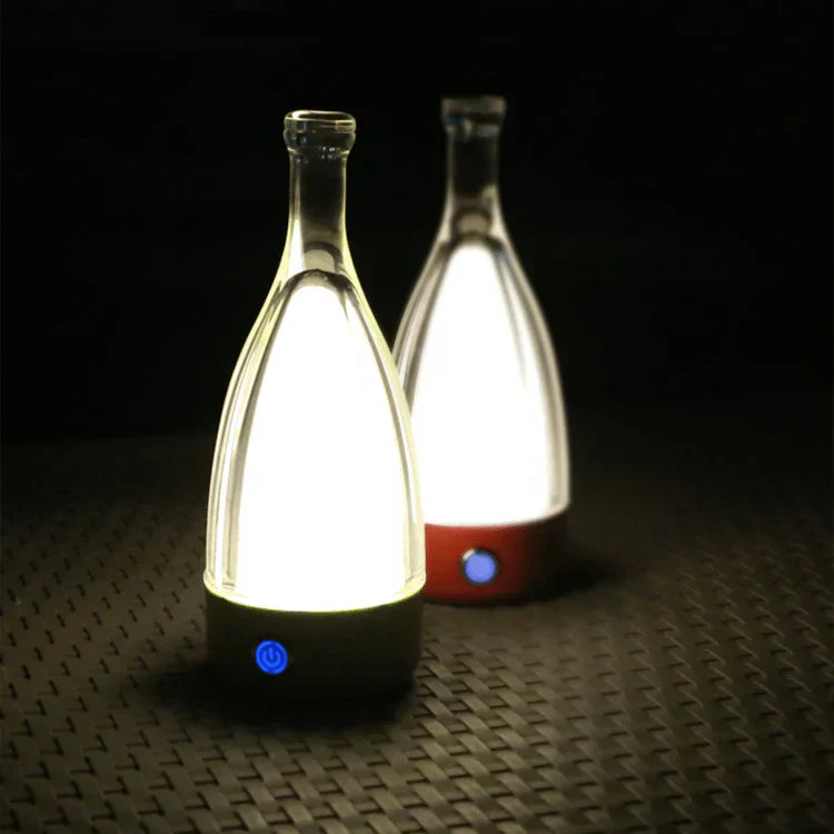Elegant Wine Bottle Desk Lamp