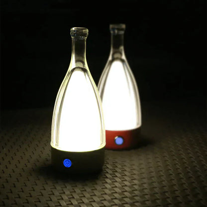 Warm Wine Bottle Desk Lamp