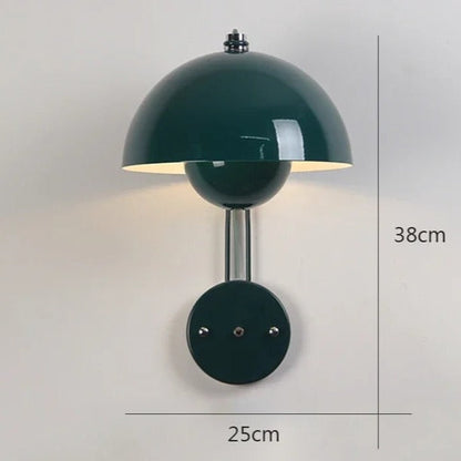 Warm Mushroom Wall Light for Home Decor