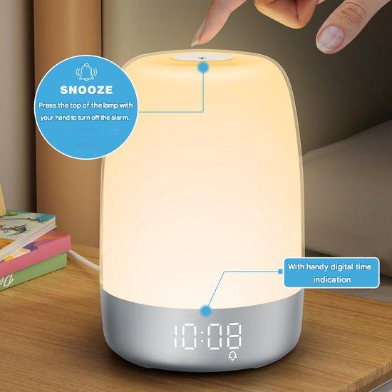 Smart Sunrise Alarm Clock with Nature Sounds