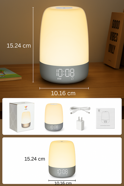 Smart Sunrise Alarm Clock with Nature Sounds