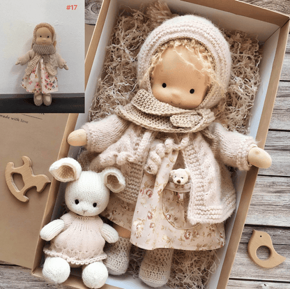 Waldorf-inspired handmade cuddle doll – Soft, safe, and imaginative playtime