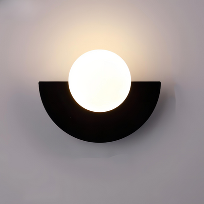 Contemporary Iron Wall Light Fixture