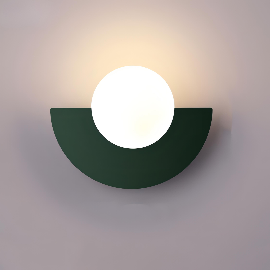 Contemporary Iron Wall Light Fixture