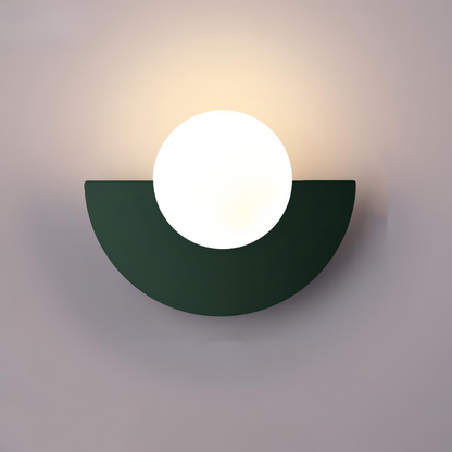 Contemporary Iron Wall Light Fixture