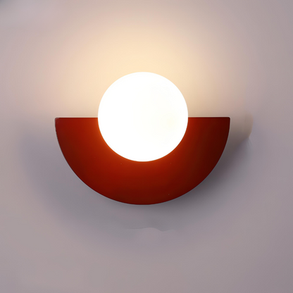 Contemporary Iron Wall Light Fixture