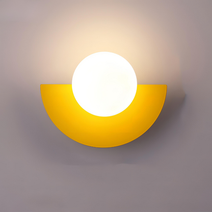 Contemporary Iron Wall Light Fixture