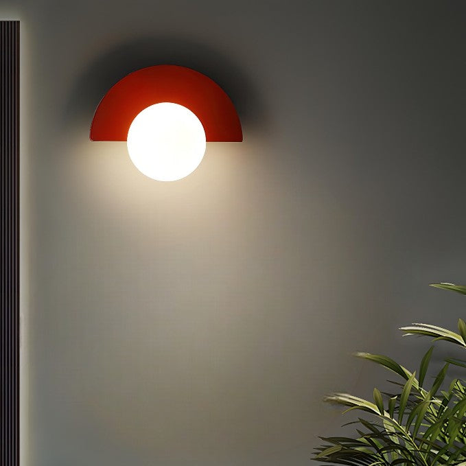 Contemporary Iron Wall Light Fixture