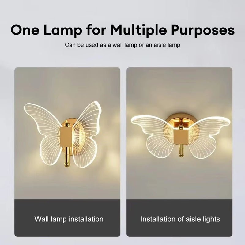 Beautiful Butterfly LED Wall Lamp