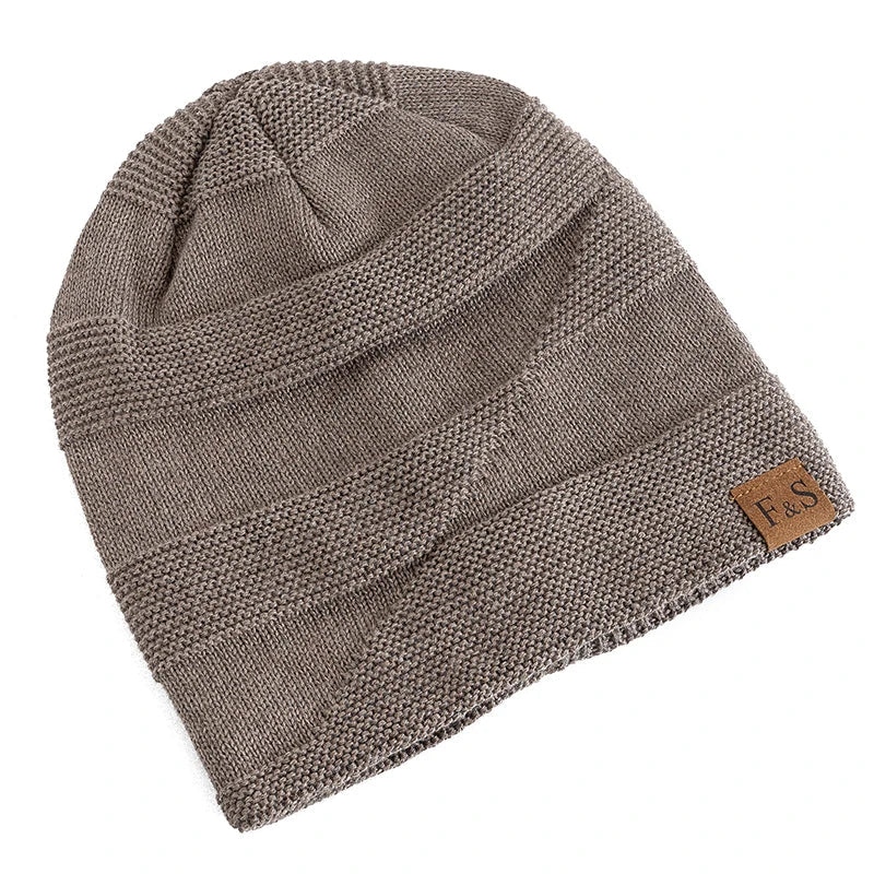 Warm Fleece Lined Snow Beanie