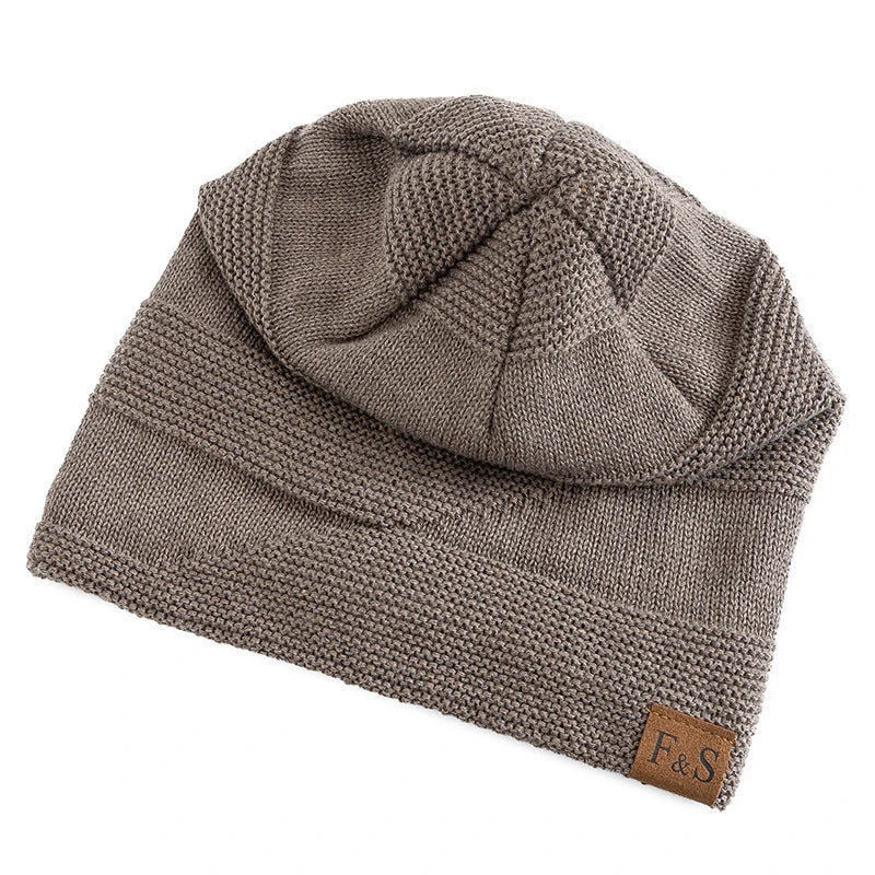 Warm Fleece Lined Snow Beanie