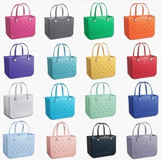Washable EVA Beach Tote Bag with Vent Holes