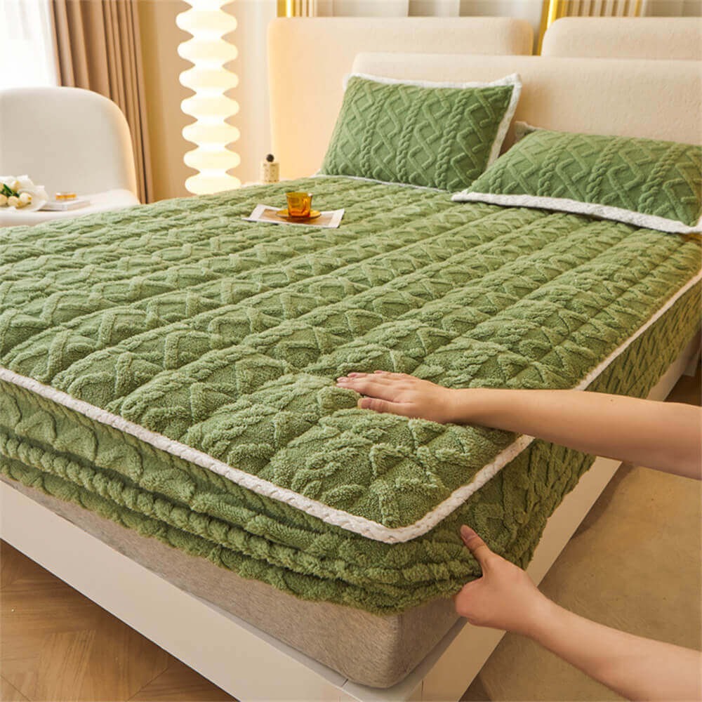 Washable Fitted Sheet Mattress Cover
